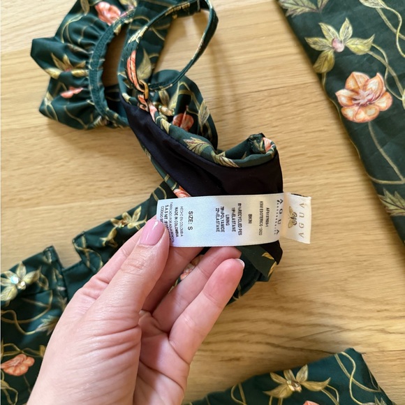 Agua by Agua Bendita Green Floral Swim Set - Picture 9 of 9